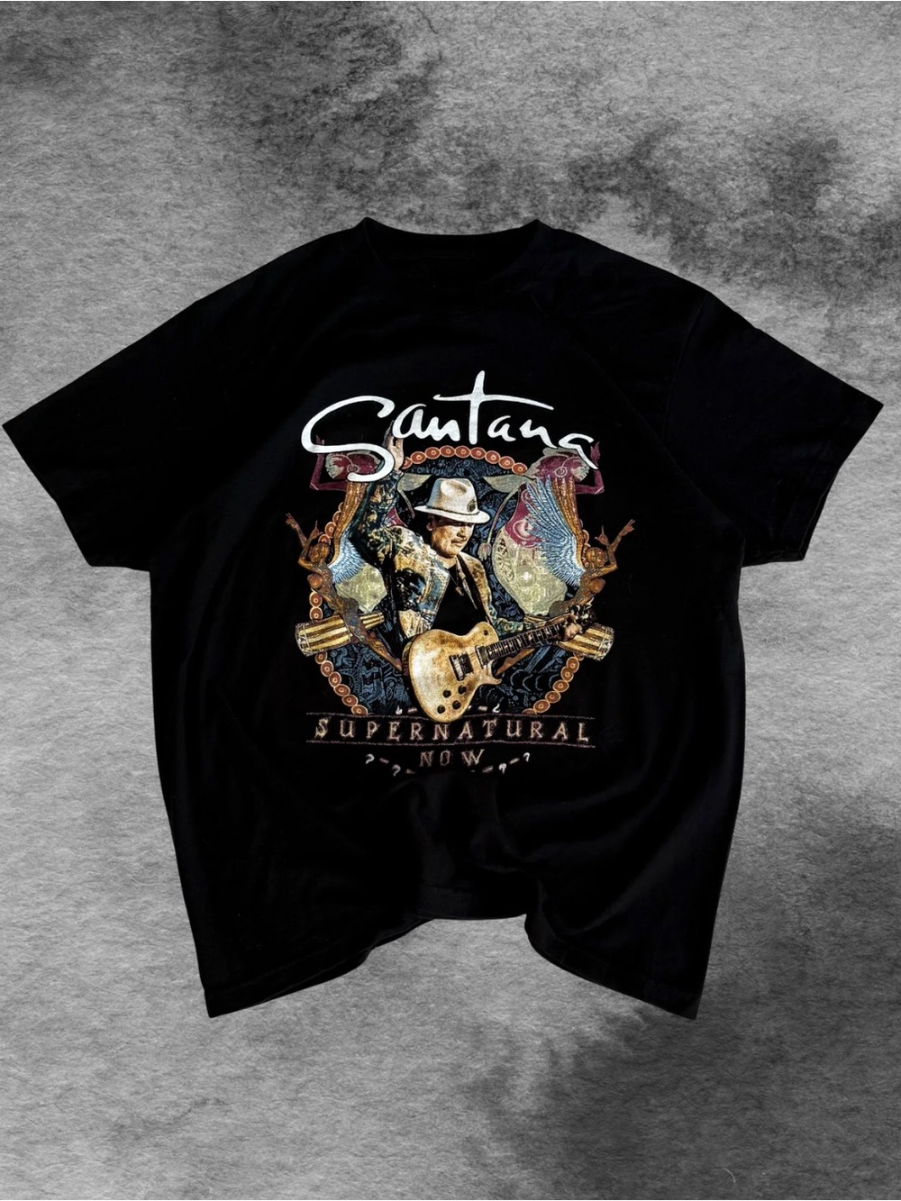 Santana Supernatural Now Tour Graphic Tee - Black